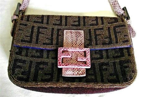 fendi beaded bag vintage|More.